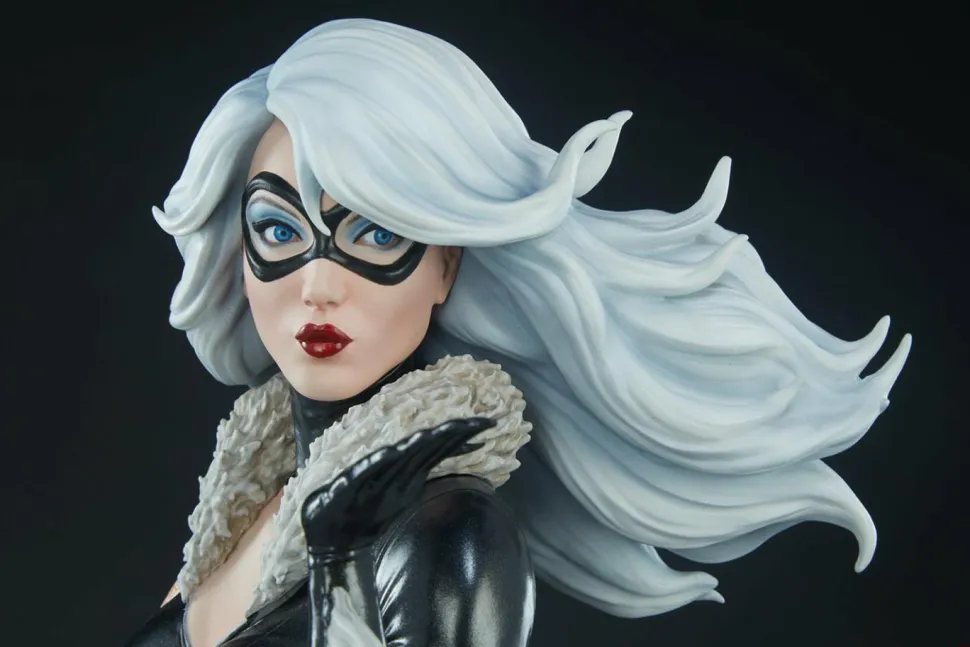 Spider-Man - Black Cat Mark Brooks Artist Series 16” Statue