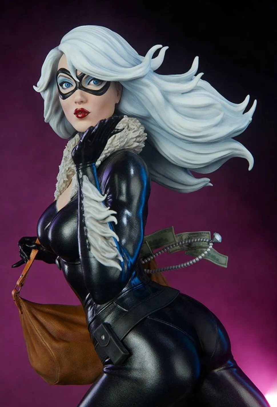 Spider-Man - Black Cat Mark Brooks Artist Series 16” Statue