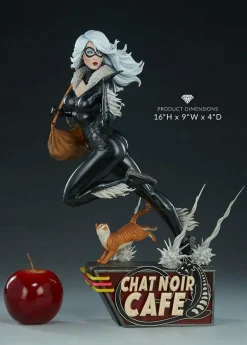 Spider-Man - Black Cat Mark Brooks Artist Series 16” Statue