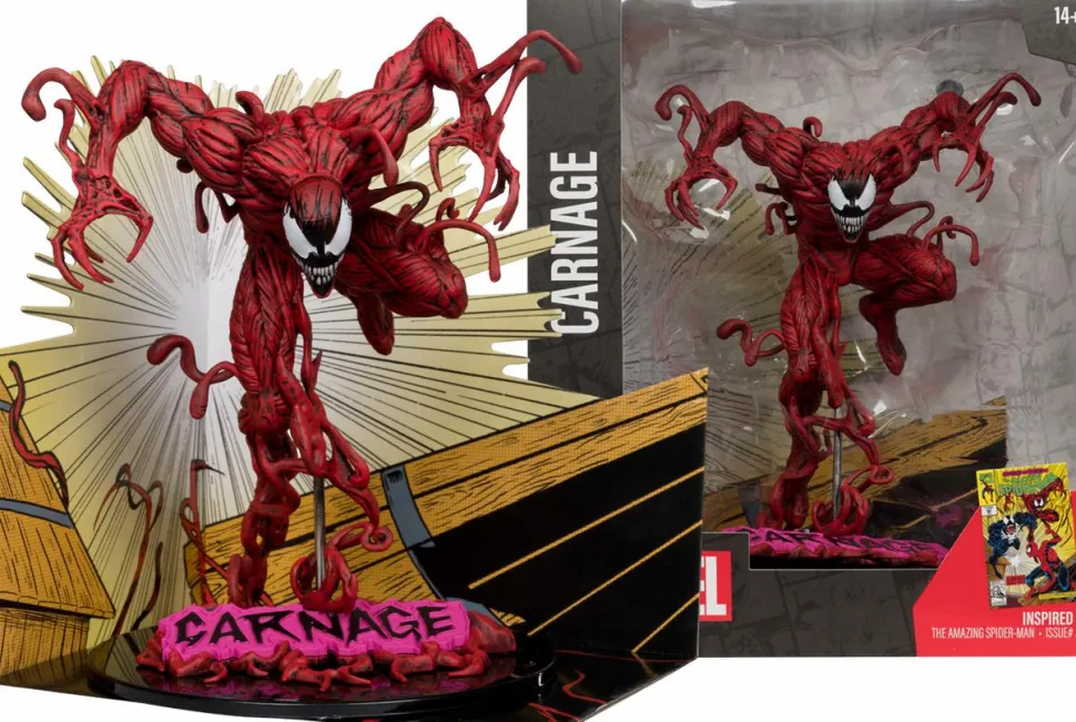 Spider-Man - Carnage (The Amazing Spider-Man #362) 1/10th Scale PVC Posed Figure
