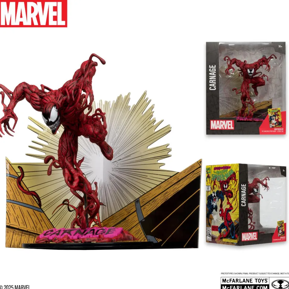Spider-Man - Carnage (The Amazing Spider-Man #362) 1/10th Scale PVC Posed Figure