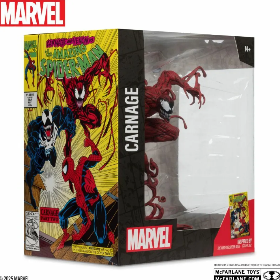 Spider-Man - Carnage (The Amazing Spider-Man #362) 1/10th Scale PVC Posed Figure