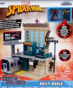 Spider-Man - Daily Bugle Nano Metalfigs Nano Scene 12” Diorama Playset