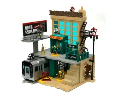 Spider-Man - Daily Bugle Nano Metalfigs Nano Scene Deluxe 12” Diorama Playset