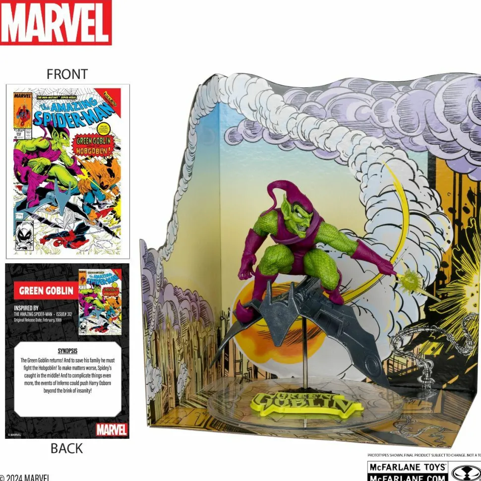 Spider-Man - Green Goblin (The Amazing Spider-Man #312) Platinum Edition 1/10th Scale PVC Posed Figure
