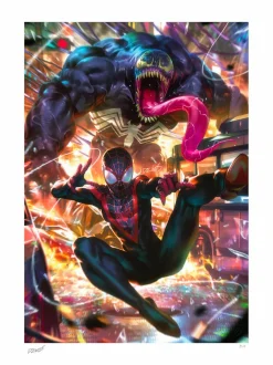 Spider-Man - Miles Morales: Spider-Man Fine Art Print by Derrick Chew