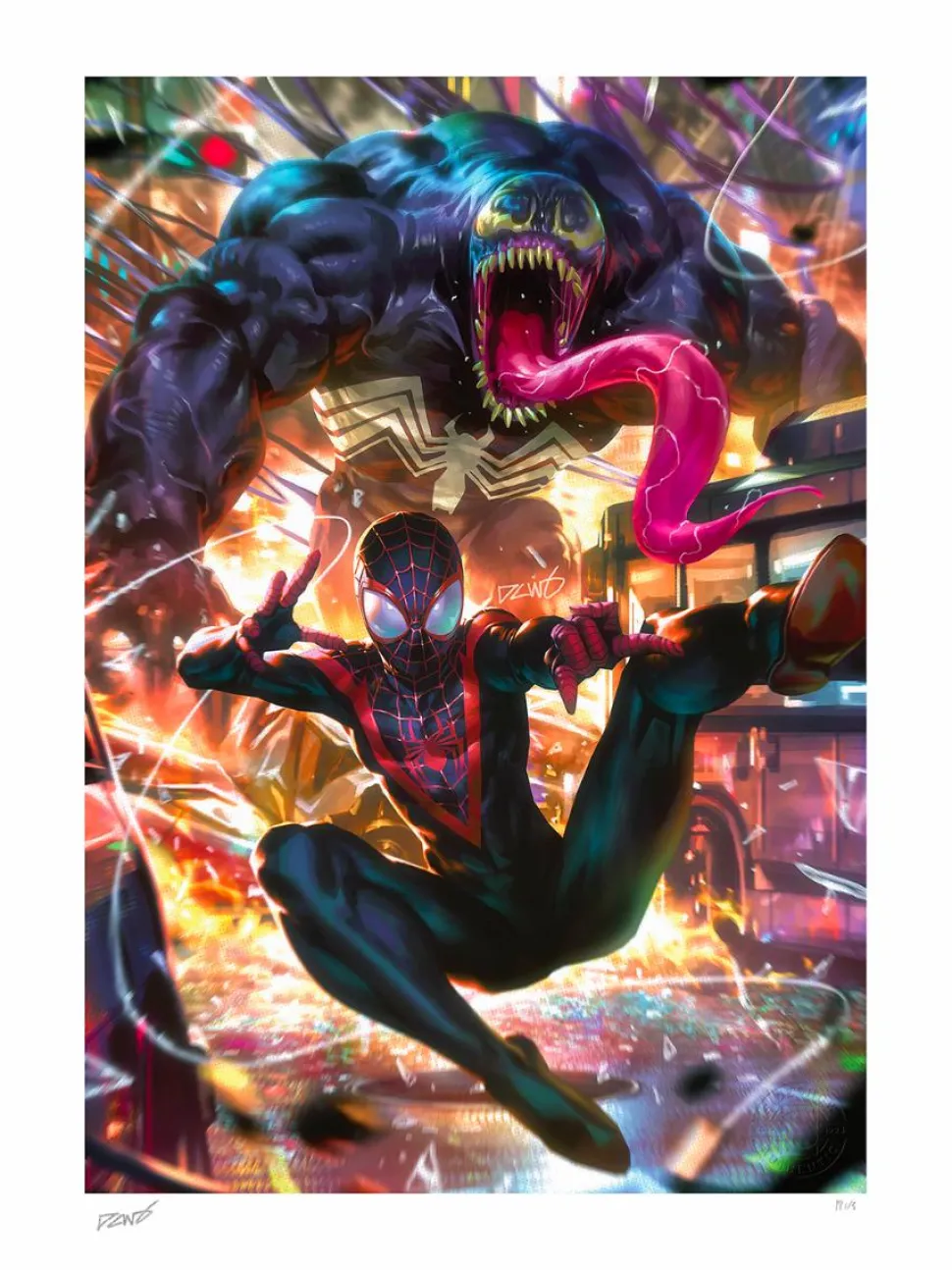 Spider-Man - Miles Morales: Spider-Man Fine Art Print by Derrick Chew