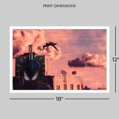 Spider-Man - Miles Morales Fine Art Print by Royalston