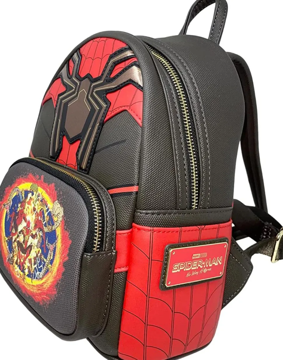 Spider-Man - No Way Home Cosplay 10" Faux Leather Mini Backpack