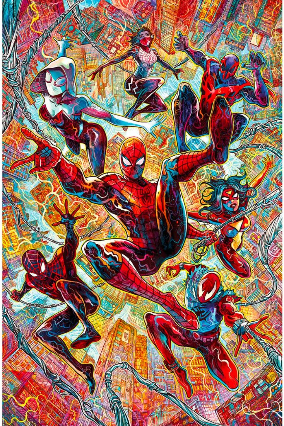 Spider-Man - Out of the Spider-Verse Fine Art Print by Vincenzo Riccardi
