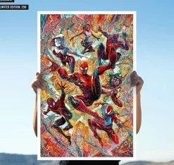 Spider-Man - Out of the Spider-Verse Fine Art Print by Vincenzo Riccardi