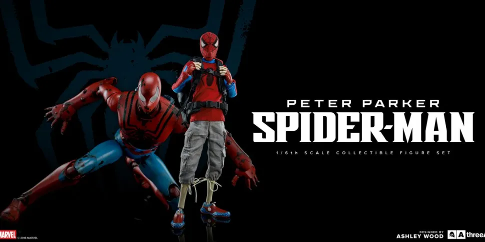 Spider-Man - Peter Parker with Spider-Bot 1/6th Scale Action Figure 2-Pack