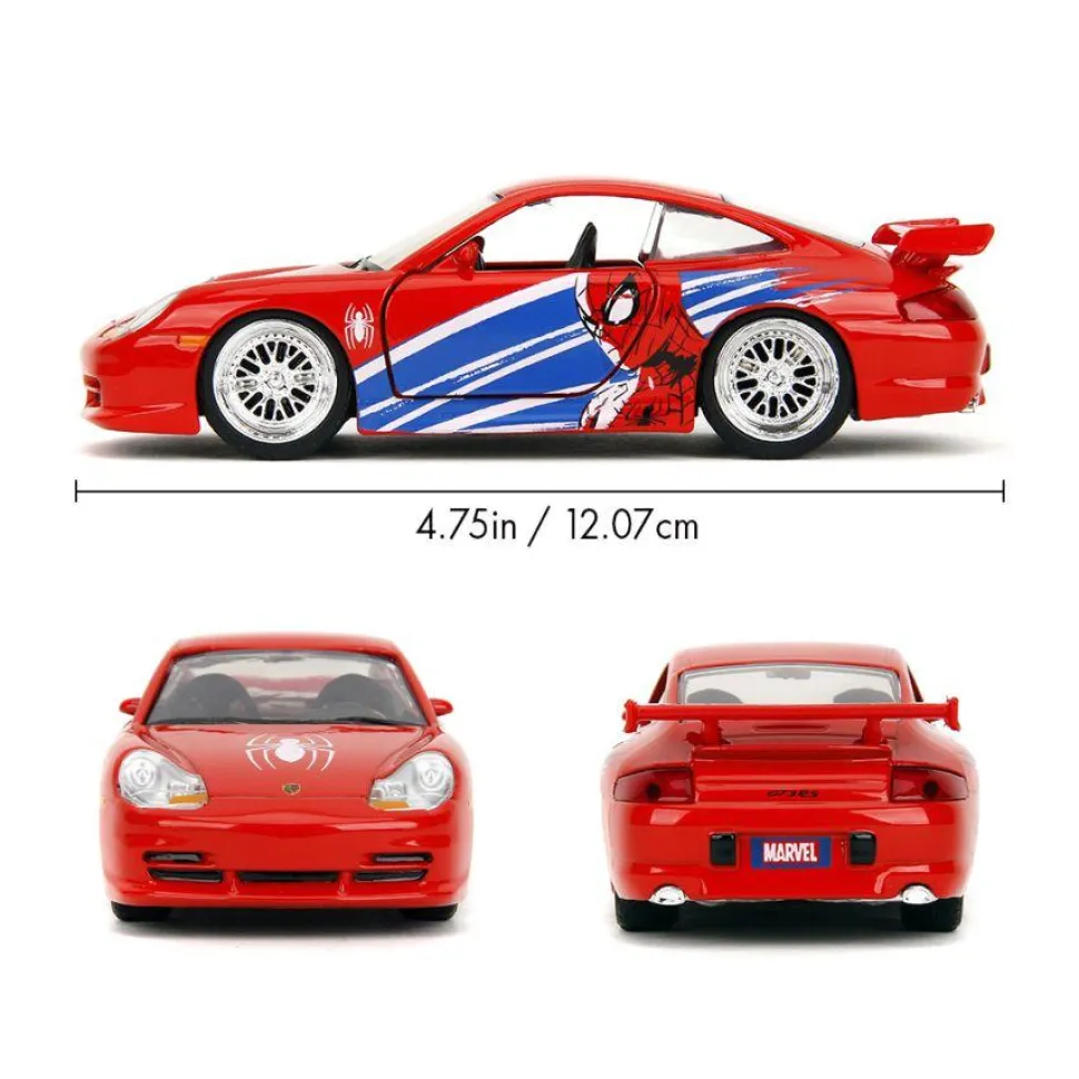 Spider-Man - Porsche 911 GT3 RS (996) 1/32 Scale Die-Cast Vehicle Replica