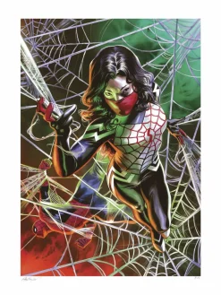 Spider-Man - Silk #5 Fine Art Print by Felipe Massafera