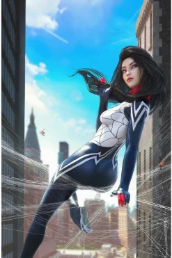 Spider-Man - Silk (Amazing Spider-Man #23 Variant Cover) Fine Art Print by Tiago da Silva