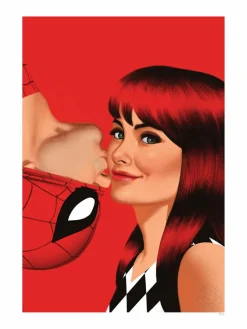 Spider-Man - Spider-Man & Mary Jane Fine Art Print by Greg Smallwood