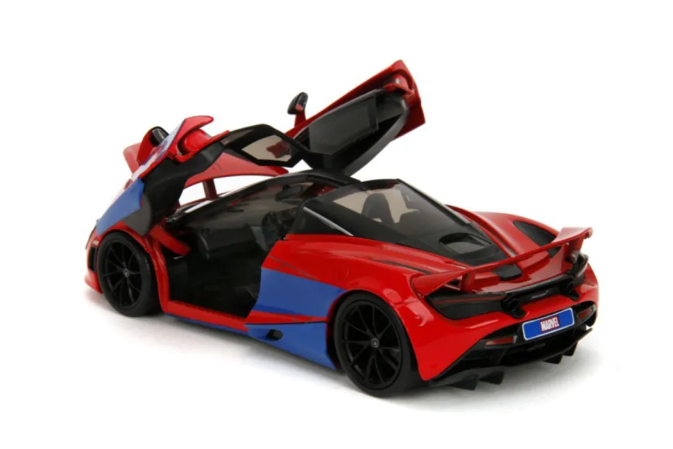 Spider-Man - Spider-Man & McLaren 720S 124th Scale Die-Cast Vehicle Replica