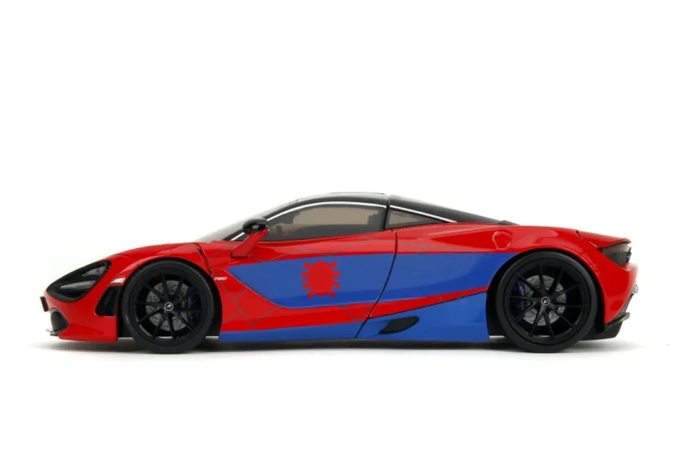 Spider-Man - Spider-Man & McLaren 720S 124th Scale Die-Cast Vehicle Replica
