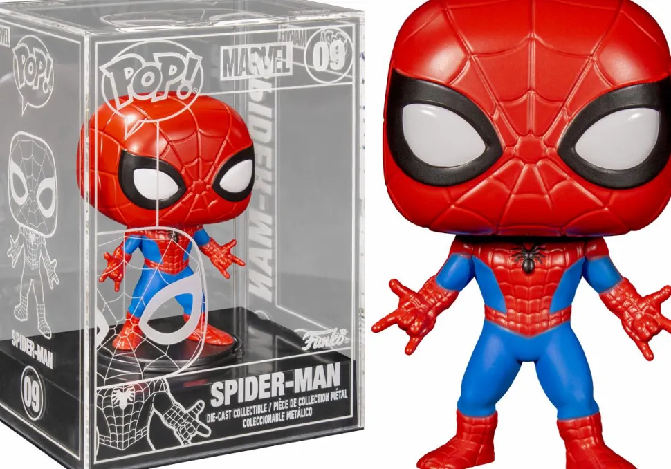 Spider-Man - Spider-Man Diecast Metal Pop! Vinyl Figure (Funko / Popcultcha Exclusive)