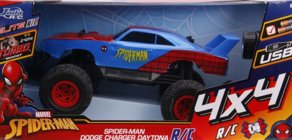 Spider-Man - Spider-Man Dodge Charger Daytona 4x4 Elite R/C 1/12th Scale R/C Remote Control Vehicle Replica