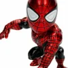 Spider-Man - Spider-Man in Red & Black 4" Metals Die-Cast Action Figure
