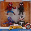 Spider-Man - Spider-Man, Miles Morales, Spider-Man 2099 & Venom Metalfigs 2.5" Die-Cast Figure 4-Pack