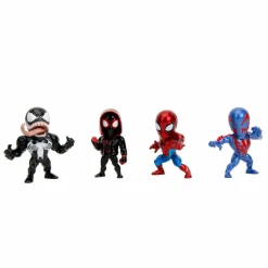 Spider-Man - Spider-Man, Miles Morales, Spider-Man 2099 & Venom Metalfigs 2.5" Die-Cast Figure 4-Pack