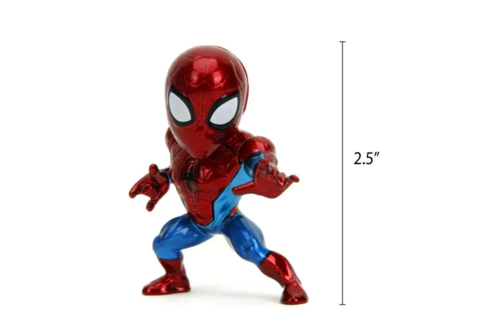Spider-Man - Spider-Man, Miles Morales, Spider-Man 2099 & Venom Metalfigs 2.5" Die-Cast Figure 4-Pack