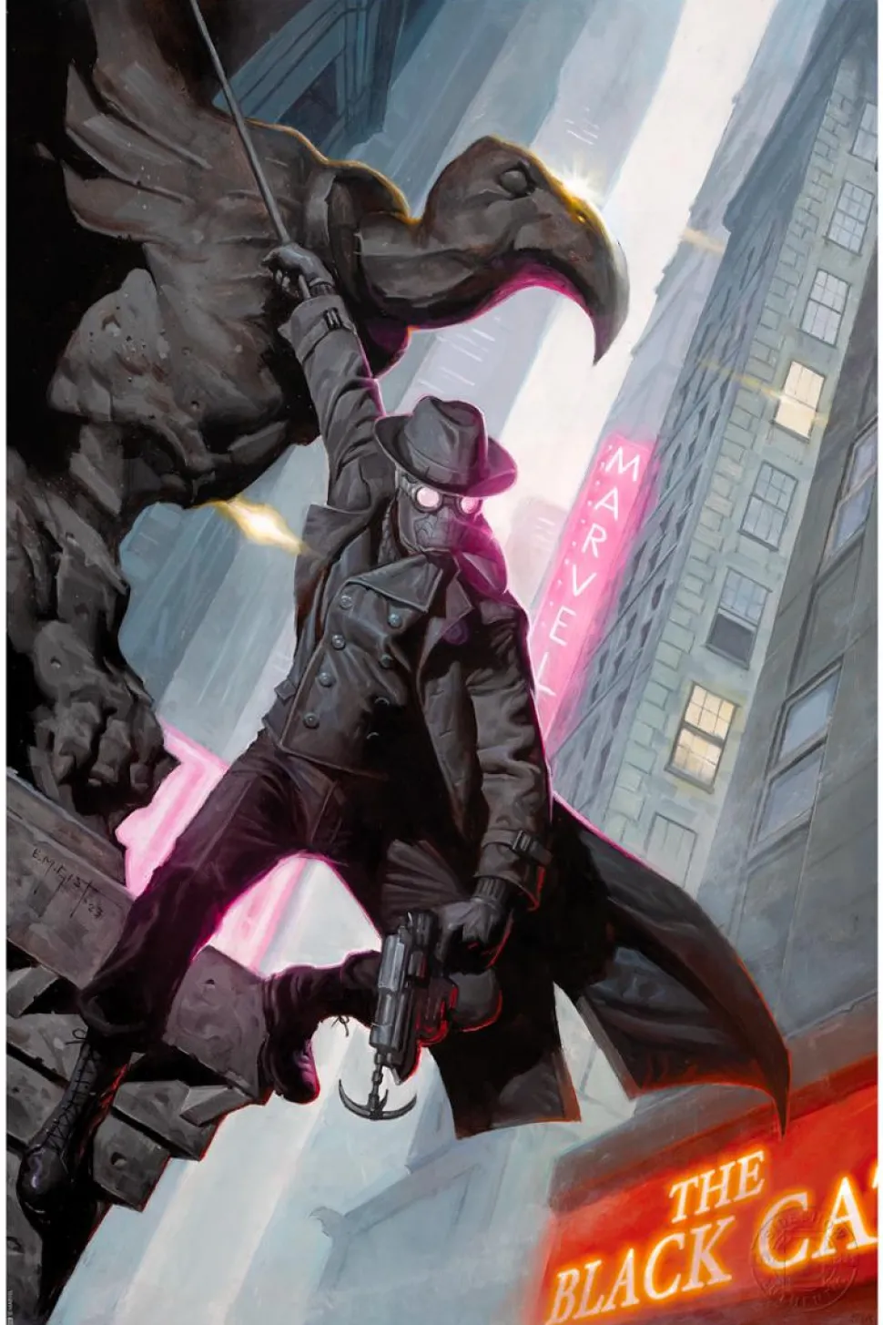 Spider-Man - Spider-Man: Noir Fine Art Print by E.M. Gist