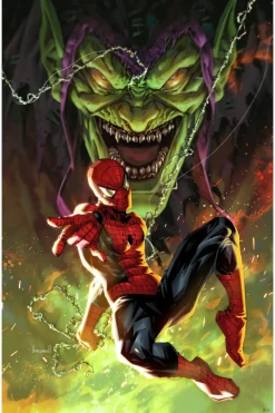 Spider-Man - Spider-Man vs. Green Goblin Fine Art Print by Kael Ngu