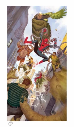 Spider-Man - Spider-Man vs Sinister Six Fine Art Print by Julian Totino Tedesco