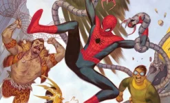 Spider-Man - Spider-Man vs Sinister Six Fine Art Print by Julian Totino Tedesco