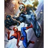 Spider-Man - Spider-Man vs Venom Fine Art Print by Dave Wilkins