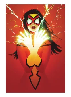 Spider-Man - Spider-Woman Premium Art Print by Scott Forbes