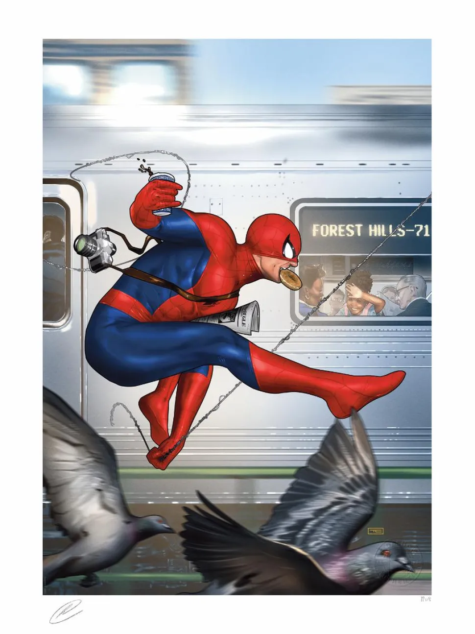 Spider-Man - The Amazing Spider-Man Fine Art Print by Taurin Clarke