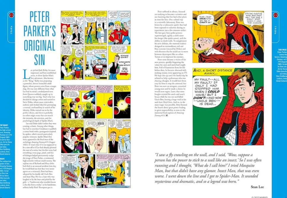 Spider-Man - The First 60 Years Hardcover Book