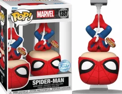 Spider-Man - Upside Down Spider-Man with Hot Dog Pop! Vinyl Figure