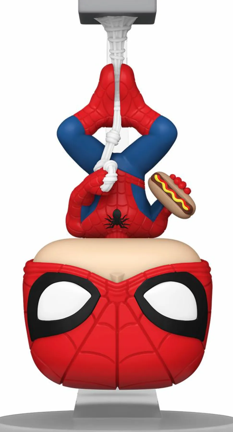 Spider-Man - Upside Down Spider-Man with Hot Dog Pop! Vinyl Figure