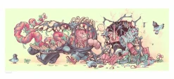 Spider-Man - Venom: The Symbiote Stroll Fine Art Print by T. Wei