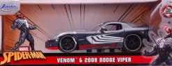 Spider-Man - Venom with 2008 Dodge Viper SRT10 1/24th Scale Hollywood Rides Die-Cast Vehicle Replica