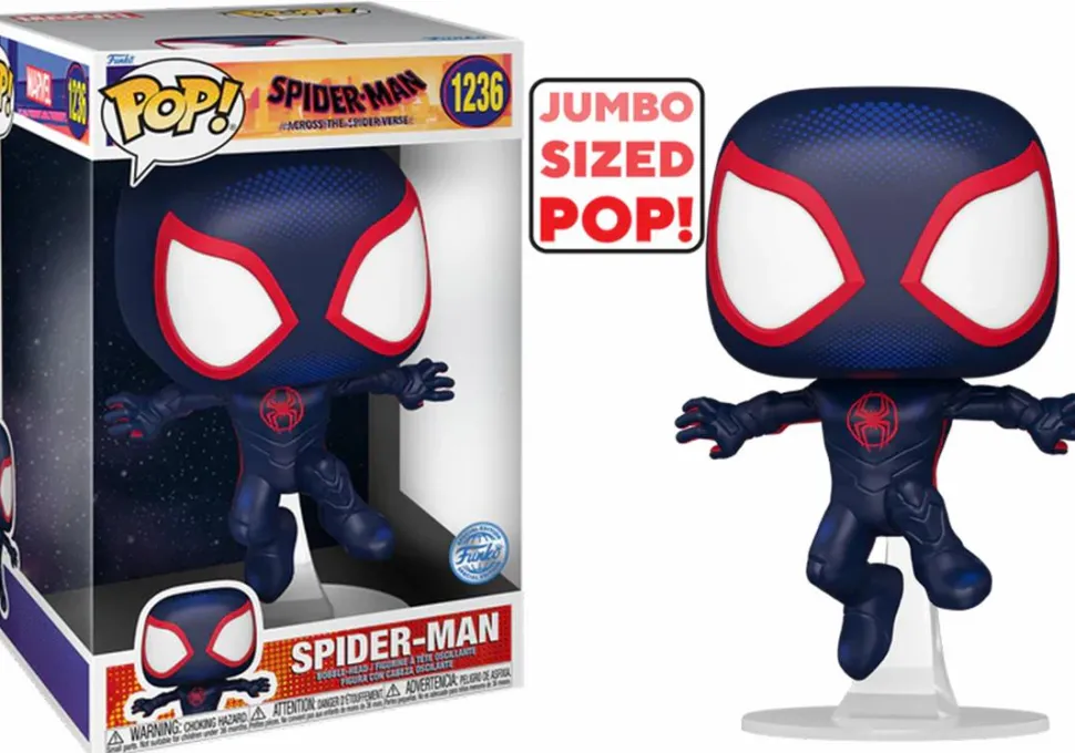 Spider-Man: Across the Spider-Verse - Miles Morales as Spider-Man 10" Jumbo Pop! Vinyl Figure