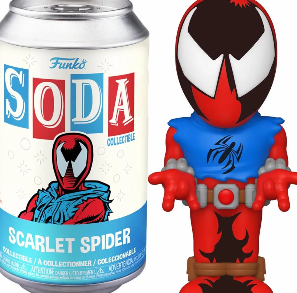 Spider-Man: Across the Spider-Verse - Scarlet Spider Vinyl SODA Figure in Collector Can