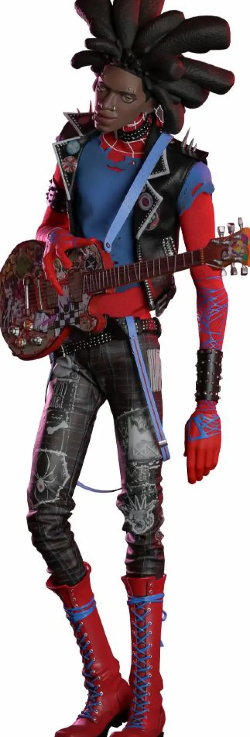 Spider-Man: Across the Spider-Verse - Spider-Punk 1/6th Scale Hot Toys Action Figure