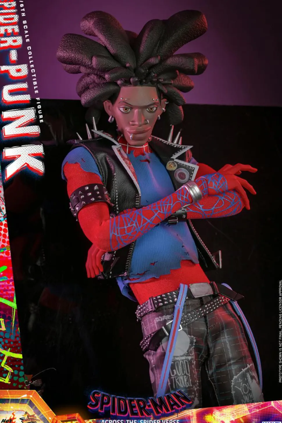 Spider-Man: Across the Spider-Verse - Spider-Punk 1/6th Scale Hot Toys Action Figure