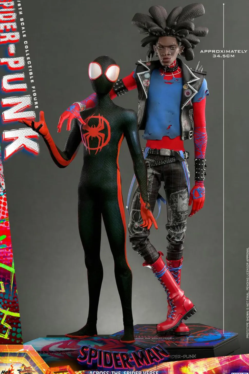 Spider-Man: Across the Spider-Verse - Spider-Punk 1/6th Scale Hot Toys Action Figure