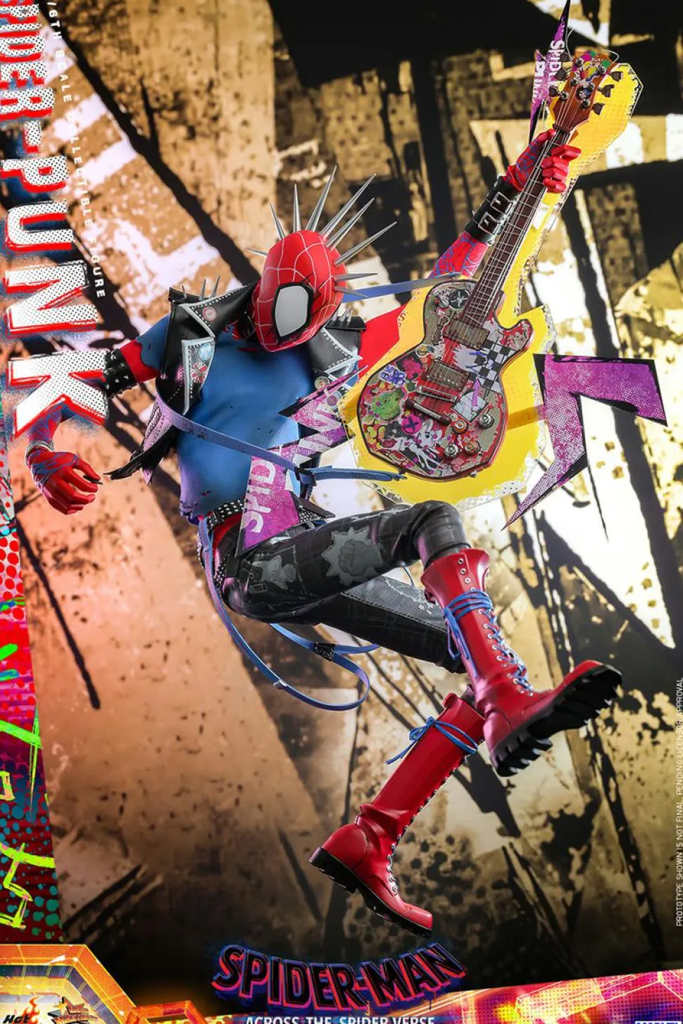 Spider-Man: Across the Spider-Verse - Spider-Punk 1/6th Scale Hot Toys Action Figure