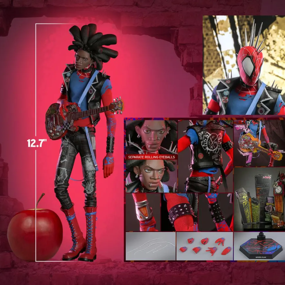 Spider-Man: Across the Spider-Verse - Spider-Punk 1/6th Scale Hot Toys Action Figure