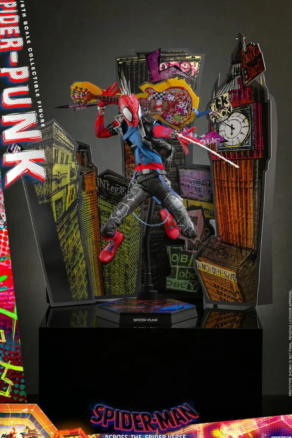 Spider-Man: Across the Spider-Verse - Spider-Punk 1/6th Scale Hot Toys Action Figure