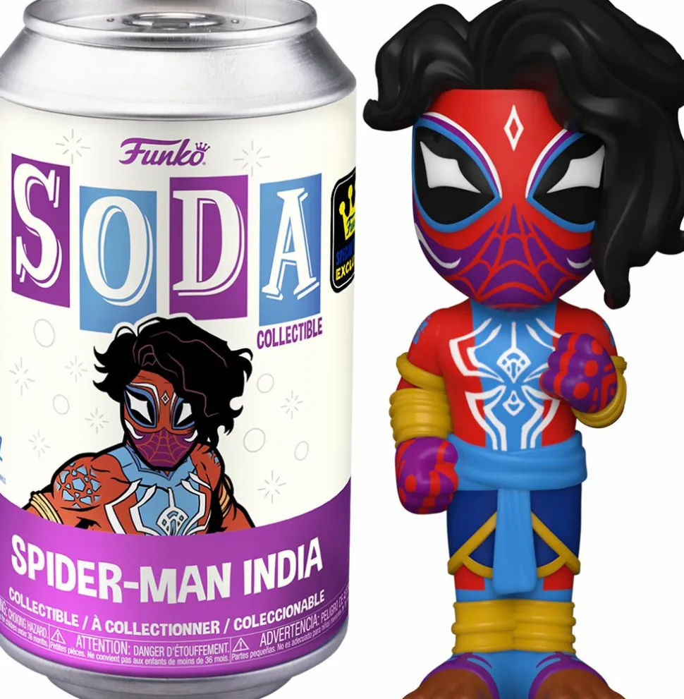 Spider-Man: Across the Spider-Verse - Spider-Man India Vinyl SODA Figure in Collector Can