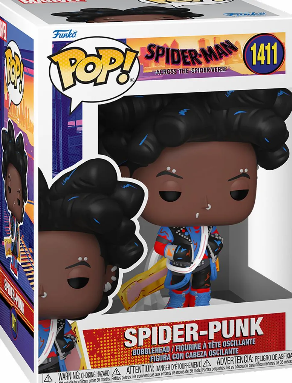 Spider-Man: Across the Spider-Verse - Spider-Punk (Unmasked) Pop! Vinyl Figure